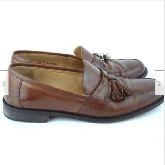 Johnston and Murphy Brown Leather  Tassel Loafers main image 7